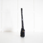Gucci Black Suede Horsebit Vintage Shoulder Bag
