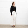 Reformation Short Black Cashmere Cable Knit Cardigan
