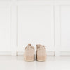 Hogan Beige Suede Platform Trainers