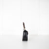 Gucci Black Leather Vintage Bamboo Handbag