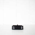 Gucci Black Leather Vintage Bamboo Handbag