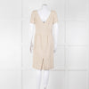 Stewart Parvin Cream White Tweed Short Sleeve Dress