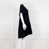 Me + Em Navy Blue Cheese Cloth Bottom Frill Dress