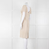Stewart Parvin Cream White Tweed Short Sleeve Dress