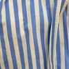 Celine Blue and White Stripe Wrap Around Shirt