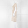 Stewart Parvin Cream White Tweed Short Sleeve Dress