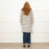Tucker Grey Collarless Boucle Edge To Edge Coat