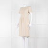Stewart Parvin Cream White Tweed Short Sleeve Dress
