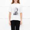 Anine Bing White Grey Brigette Bardot T Shirt