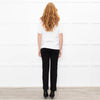 Anine Bing White Grey Brigette Bardot T Shirt