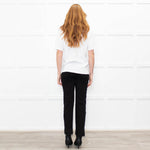 Anine Bing White Grey Brigette Bardot T Shirt