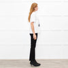 Anine Bing White Grey Brigette Bardot T Shirt