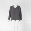 Weekend Max Mara Grey Cable Knit Jumper