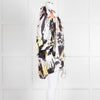 Marques Almeida Cream Black Yellow Graphic Print Art Blouse
