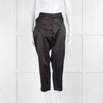 Munthe Black Front Panel Trousers Navy Back Panel