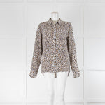 Equipment Leopard Print Silk Shirt