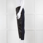 Munthe Black Front Panel Trousers Navy Back Panel