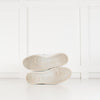 Celine White "Z" Leather Ankle Trainers