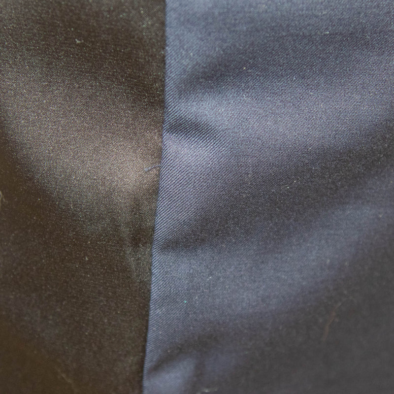 Munthe Black Front Panel Trousers Navy Back Panel