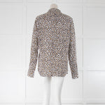 Equipment Leopard Print Silk Shirt