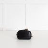 Chanel Black Caviar Leather Vintage Classic Flap Drawstring Crossbody Bag