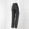 Toteme Black Wash Straight Leg Jeans