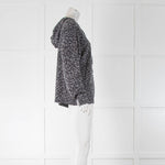 360 Cashmere Grey Leopard Hoodie