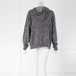 360 Cashmere Grey Leopard Hoodie