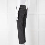 Toteme Black Wash Straight Leg Jeans