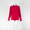 Equipment Raspberry Signature Silk Shirt