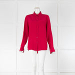Equipment Raspberry Signature Silk Shirt
