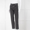 Toteme Black Wash Straight Leg Jeans
