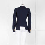 Smythe Navy Blue Gold Button Fitted Jacket