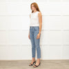 Agolde Light Denim High Waist Straight Jeans