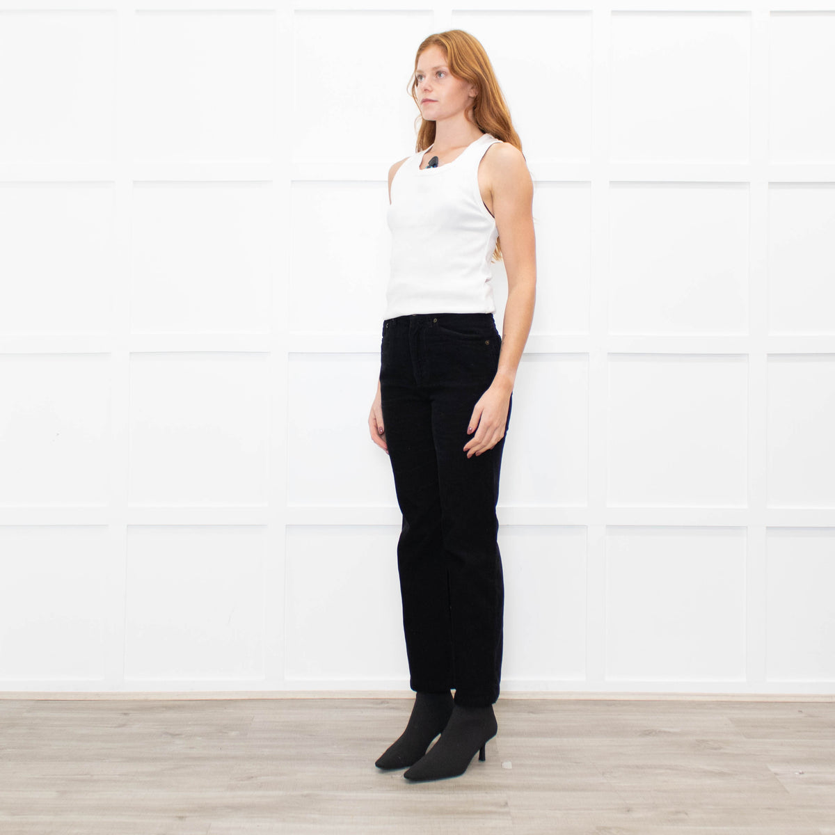 Saint Laurent Black Corduroy Trousers