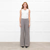 Joseph Cream Brown Zig Zag Knitted Wool Trousers