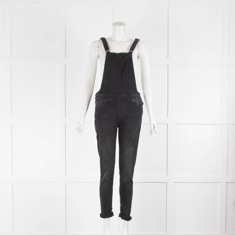 Ida Black Denim Dungarees