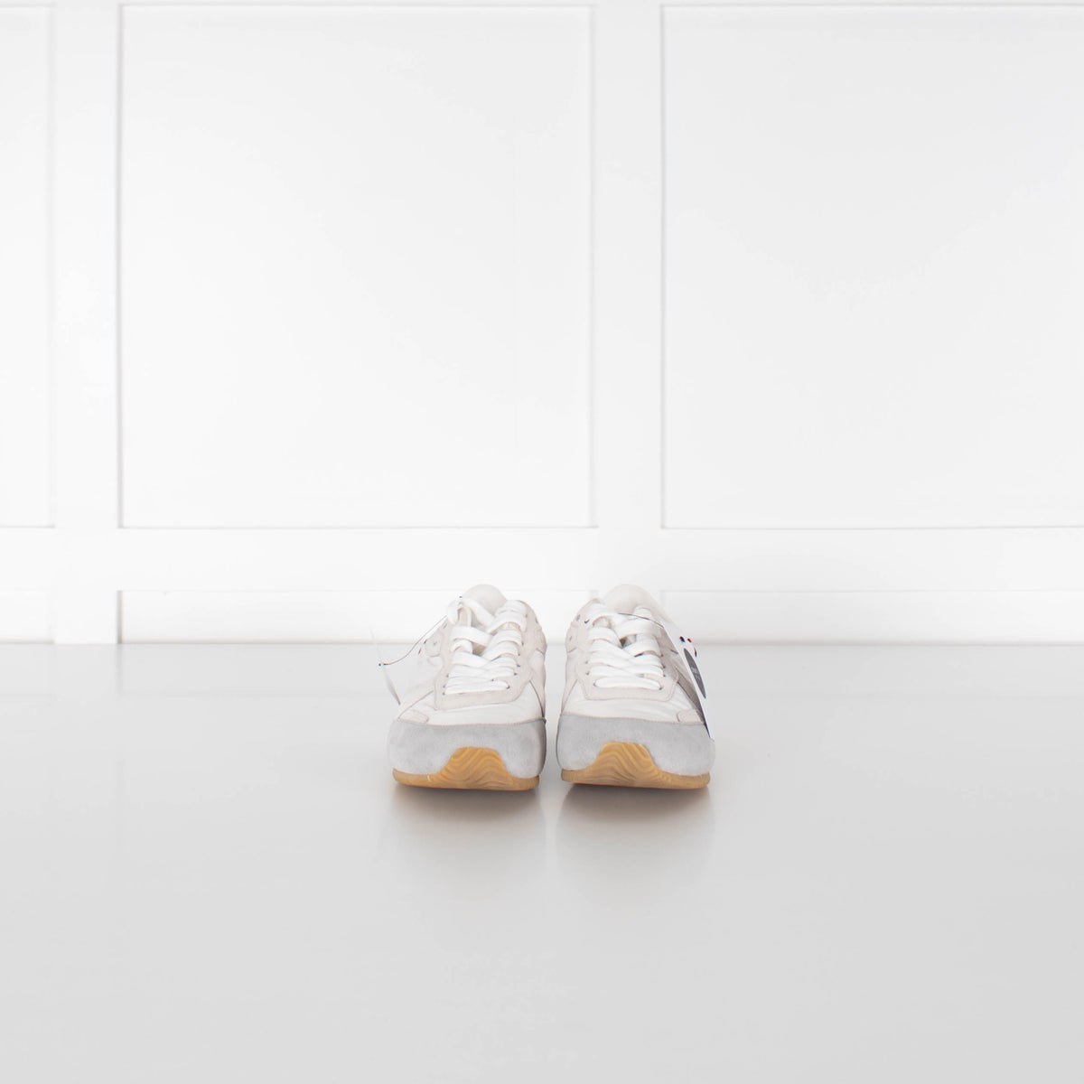 Moncler Cream Precipice Low-Top Sneakers