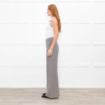 Joseph Cream Brown Zig Zag Knitted Wool Trousers