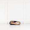 Chloe Navy Blue Scalloped Edge Flat Lauren Ballerina Pumps