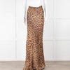 Rat & Boa Leopard Chiffon Maxi Dress