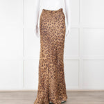 Rat & Boa Leopard Chiffon Maxi Dress