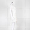 Isabel Marant White Lace And Embroidery Detail Cotton Mini Dress