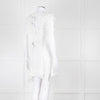 Isabel Marant White Lace And Embroidery Detail Cotton Mini Dress