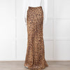 Rat & Boa Leopard Chiffon Maxi Dress