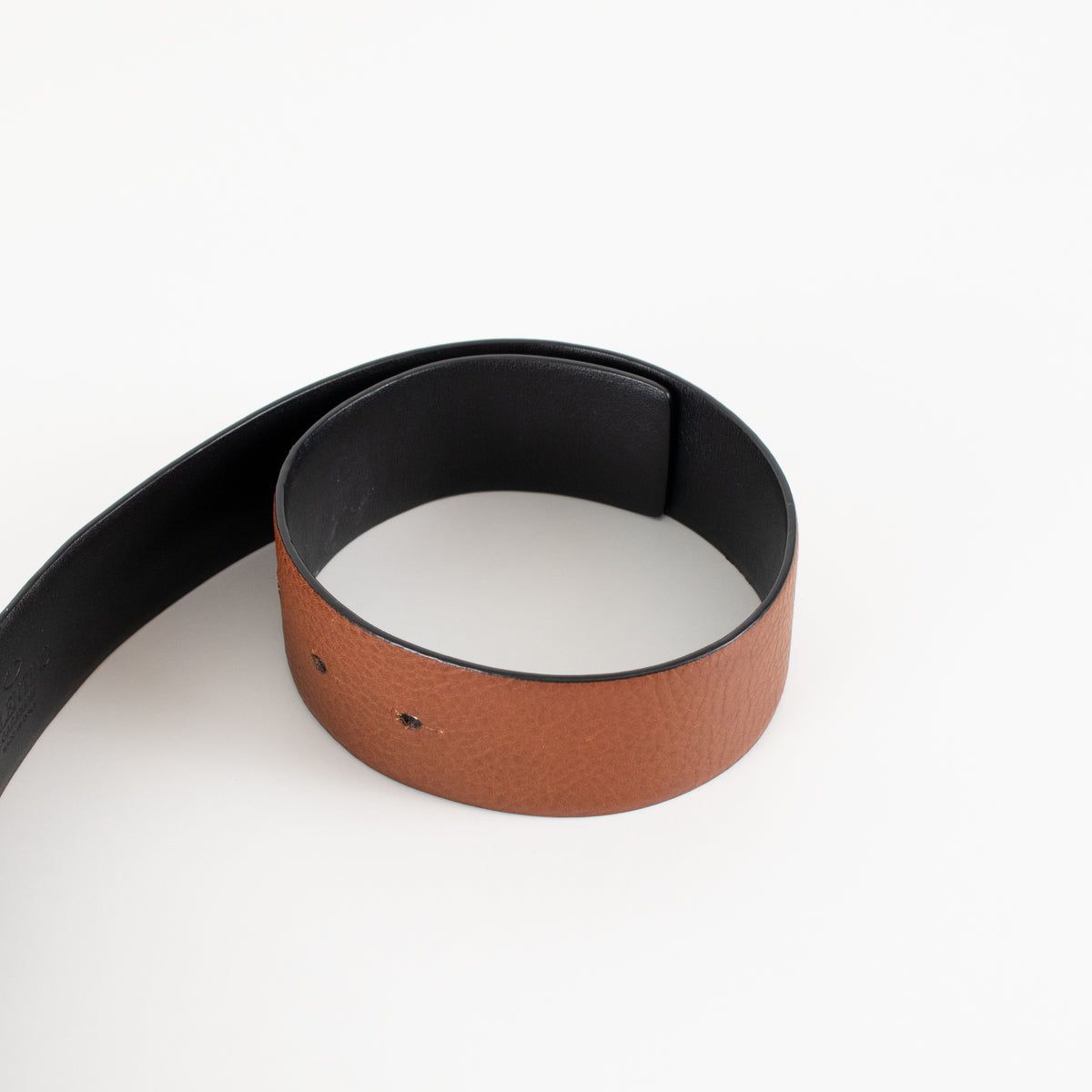 Valentino Brown Gold Buckle Belt