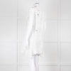 Isabel Marant White Lace And Embroidery Detail Cotton Mini Dress