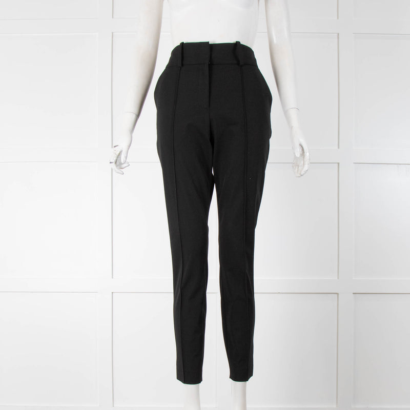 Veronica Beard Black Stretch Suiting Trousers