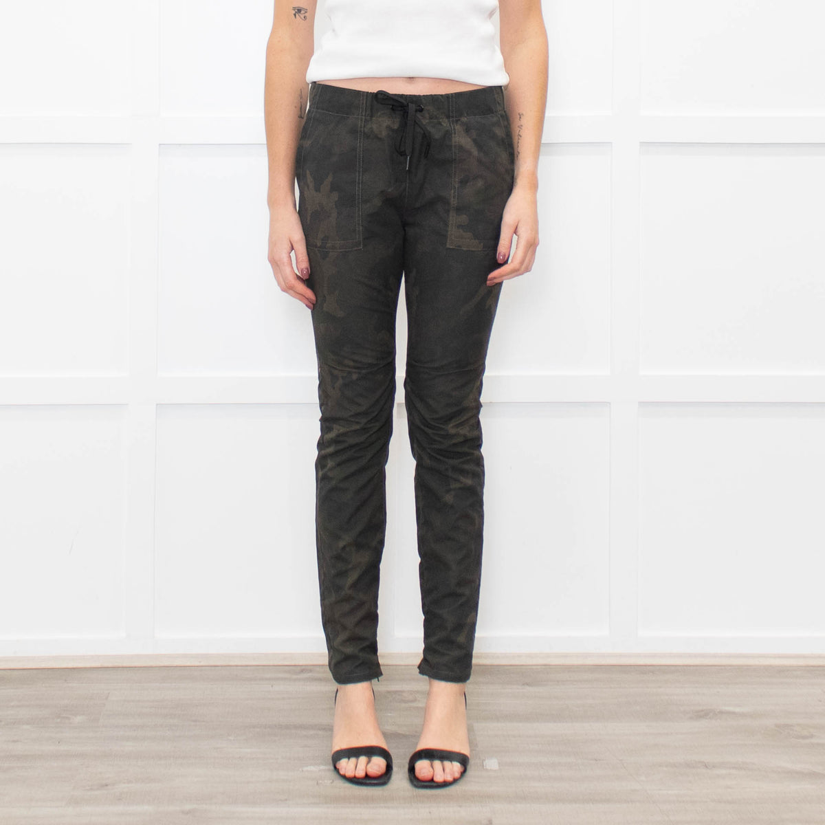 Rag & Bone Khaki Army Print Trousers