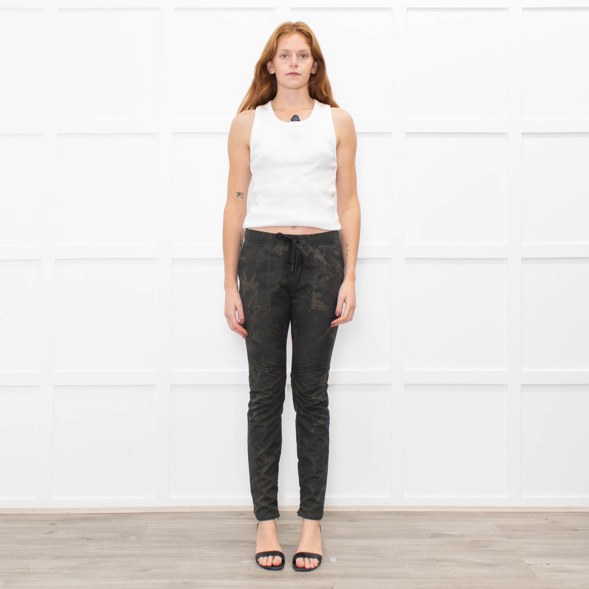 Rag & Bone Khaki Army Print Trousers